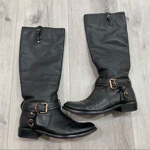 Vince Camuto Black Riding Boots